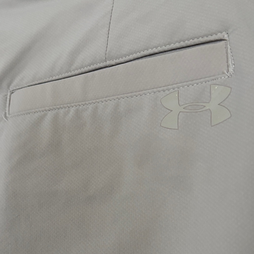 Men's Tan Golf Shorts - Picture 2 of 2